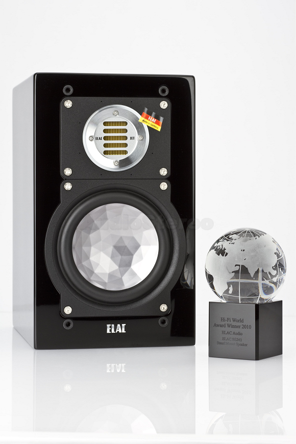 ELAC BS 244 titan shadow and BS 243 black high gloss